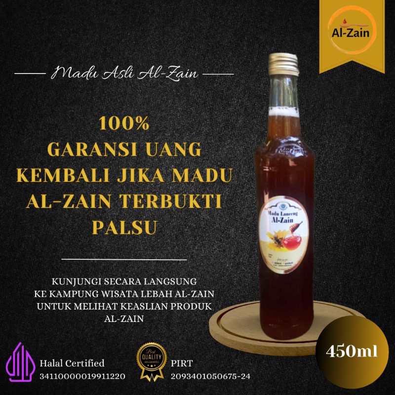 

Madu Al-Zain Asli 100% Murni Tanpa Campuran Uk. 450ml