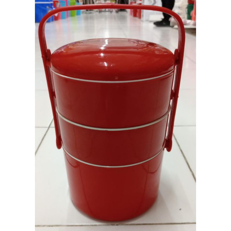 RANTANG MEDIUM SUSUN 3 TAMAS/RANTANG PIKNIK/RANTANG BEKAL MAKANAN