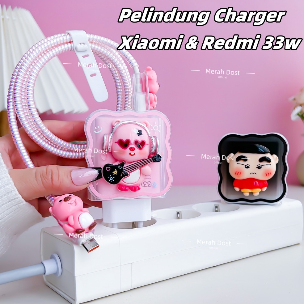 Bagus Dipakai Pelindung Kabel Carger Xiaomi  Redmi 33w Pelindung Adaptor Pelindung Kepala Carger Pel