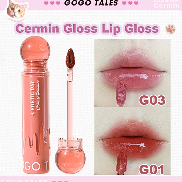 Gogo Tales A Poetic Day Mirror Watery Lip Gloss Moisturizing and Light gogo tales lip liptint