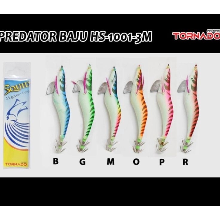 umpan pancing cumi squid pakai baju tornado squid jig umpan mancing cumi