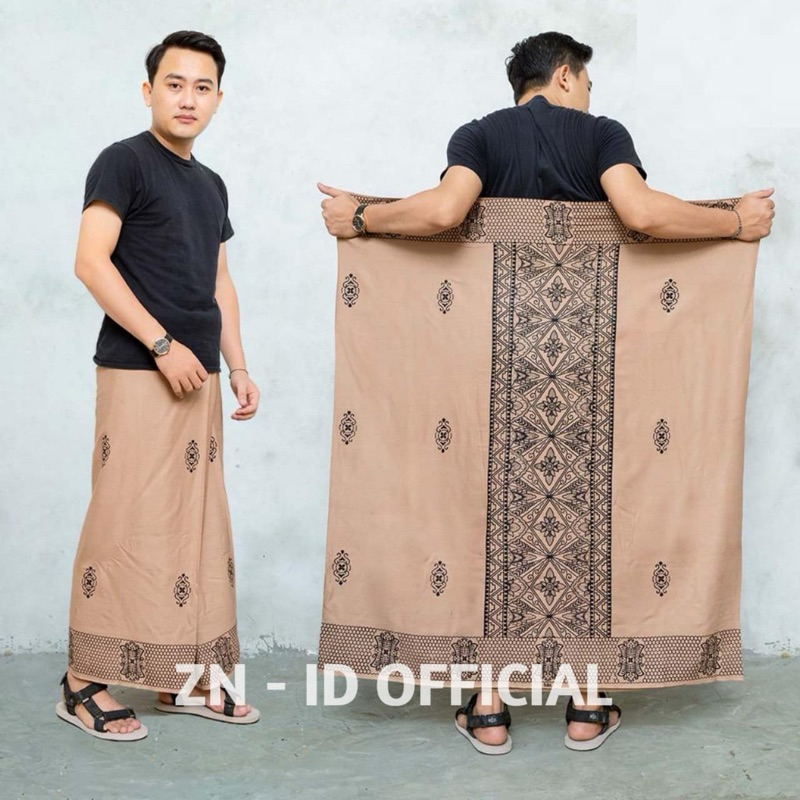 Sarung Batik Pria Dewasa Motif Sarwon Sarung Bahan Katun Halus Sarung Sholat Sarung Santri Milenial