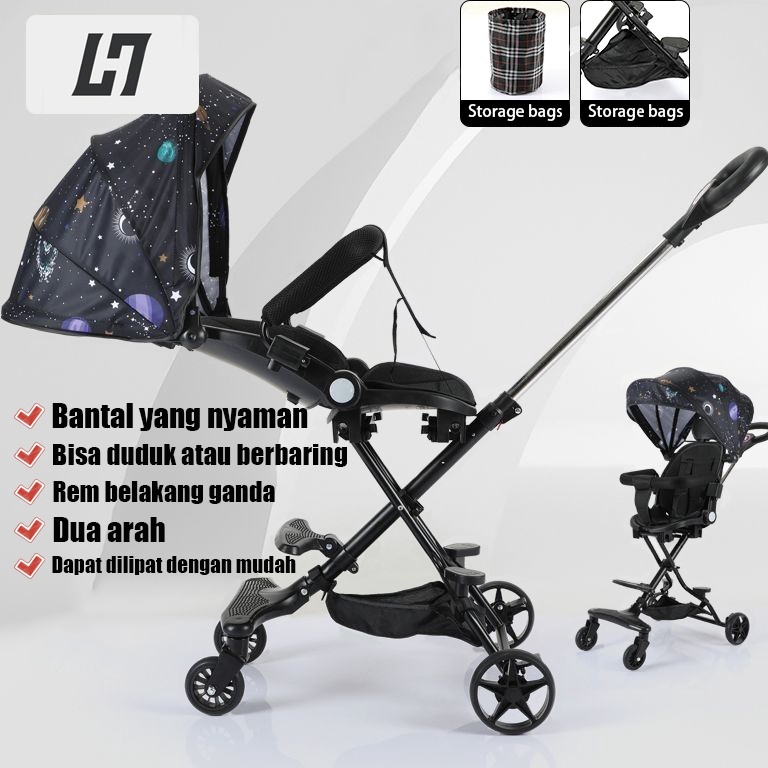 Bagus Banget QHmoomin Kereta Dorong Bayi Stroller BayiBayi Murah Berkualitas bagusMultifungsi Roda e