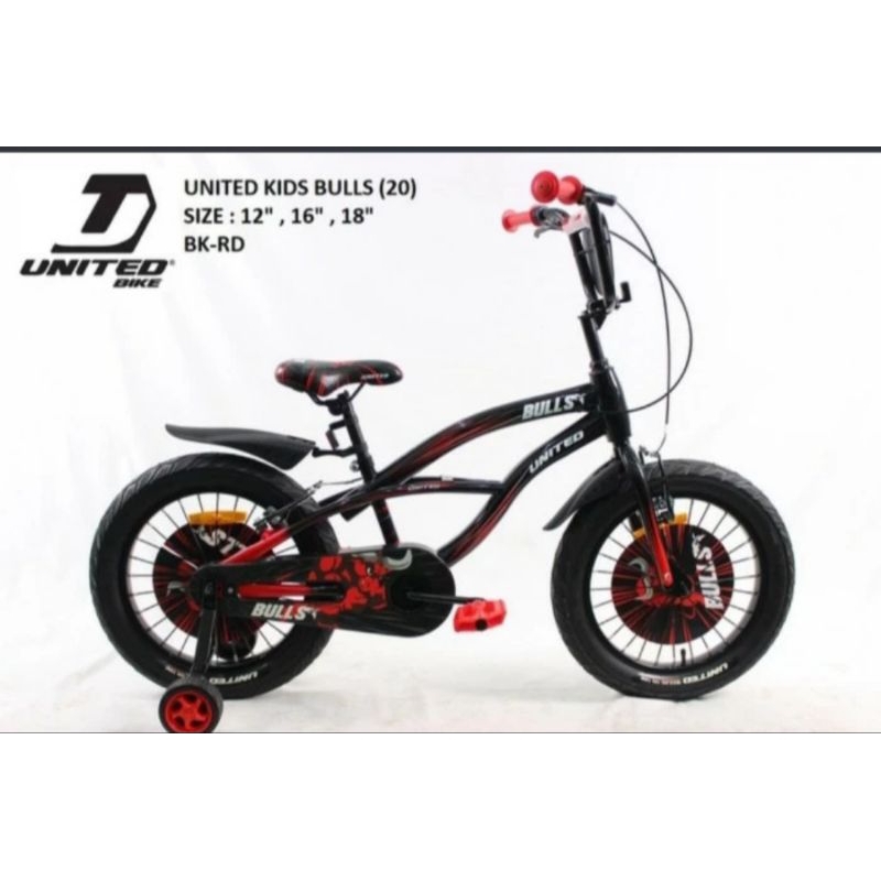 Sepeda Anak BMX 12 United BULLS Ban Besar