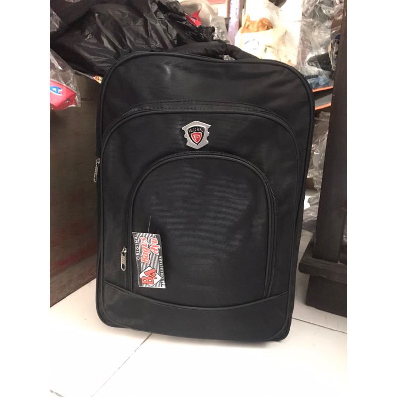 Tas anak pollo paris hitam/tas anak sekolah