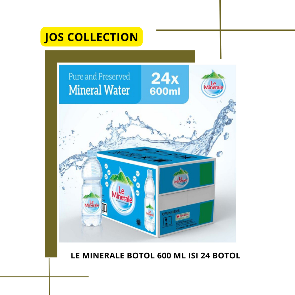 

Le Minerale Botol 600 ML 1 Dus Isi 24 Botol