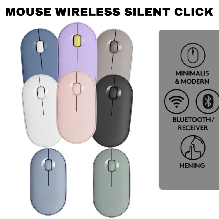 Grosir Mouse Wireless Bluetooth Slim Silent M35 Mouse Laptop Lucu Mouse Wireless Slim