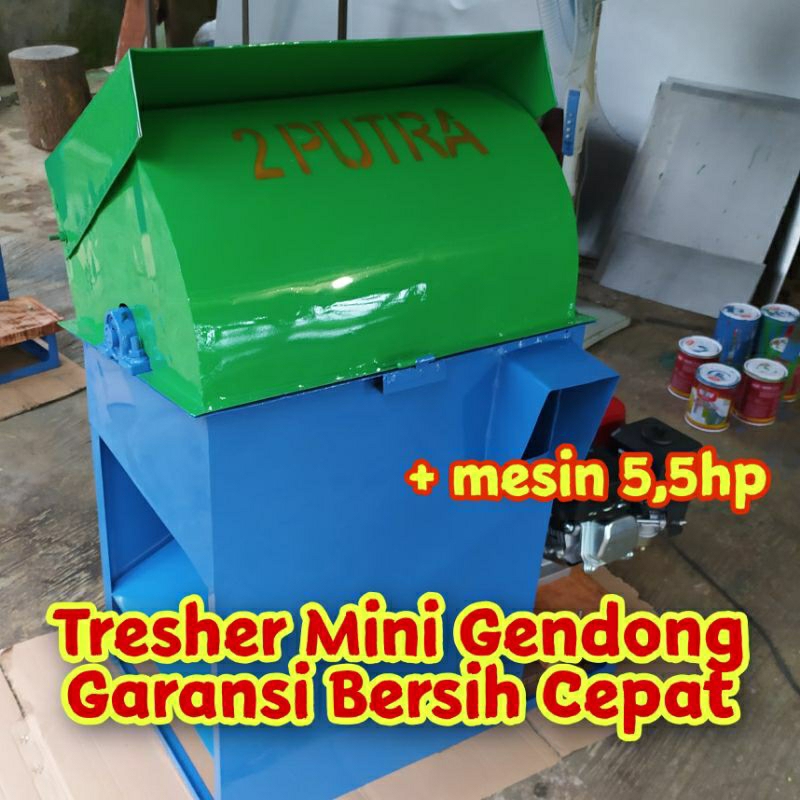 Mesin Perontok Padi Mini Aritan Pendek + Mesin