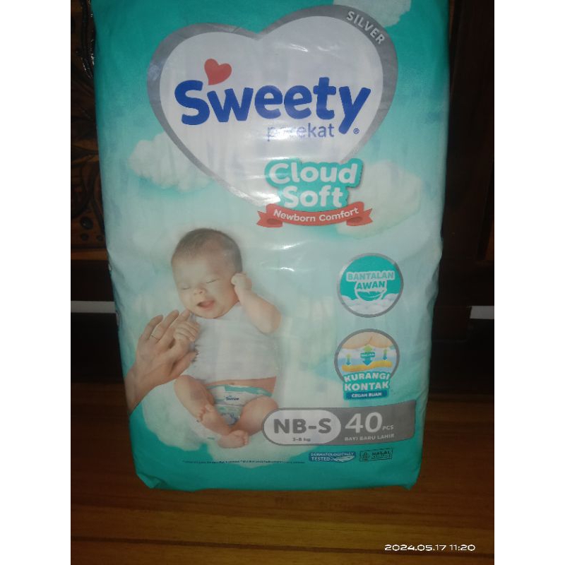 Pampers sweety NBS silver/s silver NBS Bronze