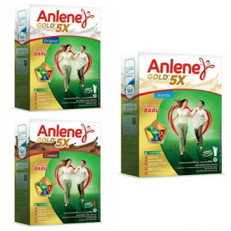 Anlene gold 5x 620 gram / anlene gold 600 gram