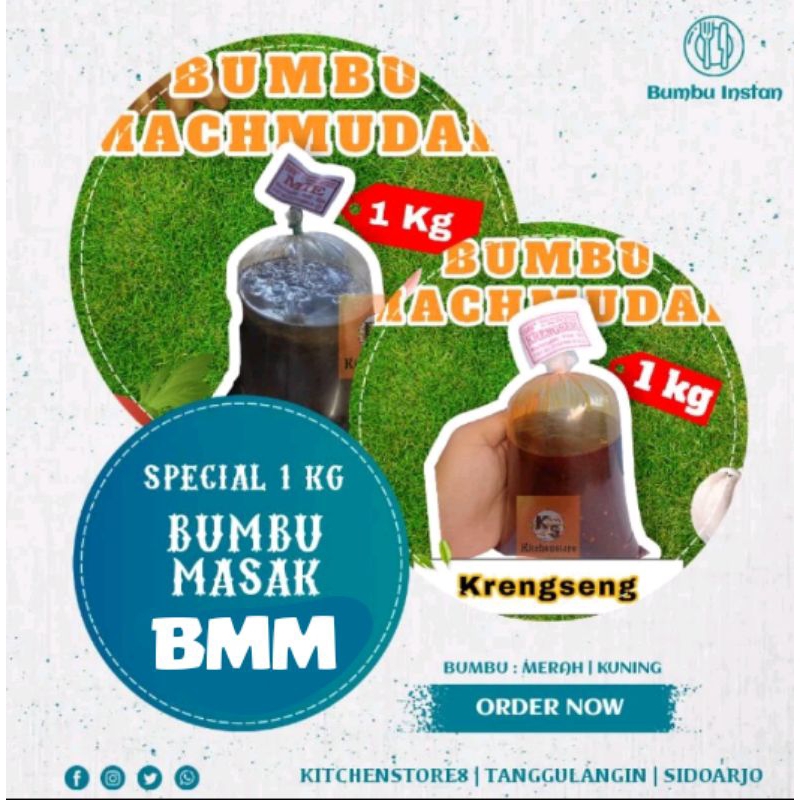 

BUMBU MASAK MACHMUDAH WARNA MERAH 1kg / 1000 gram (BMM)