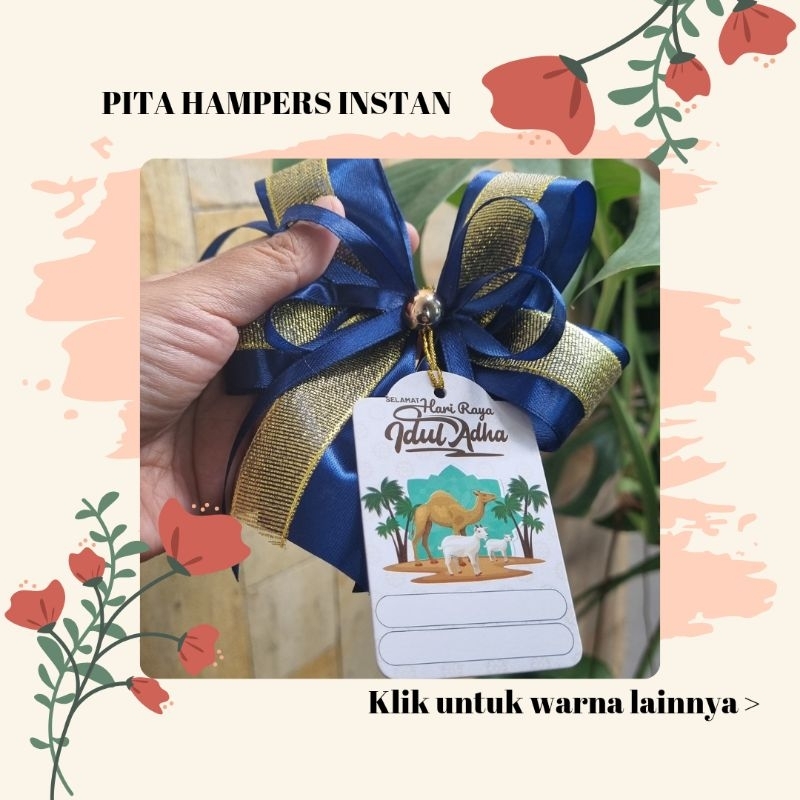 

Pita hampers idul adha/ pita kado/ pita imlek/ pita instan glitter/ pita siap pakai