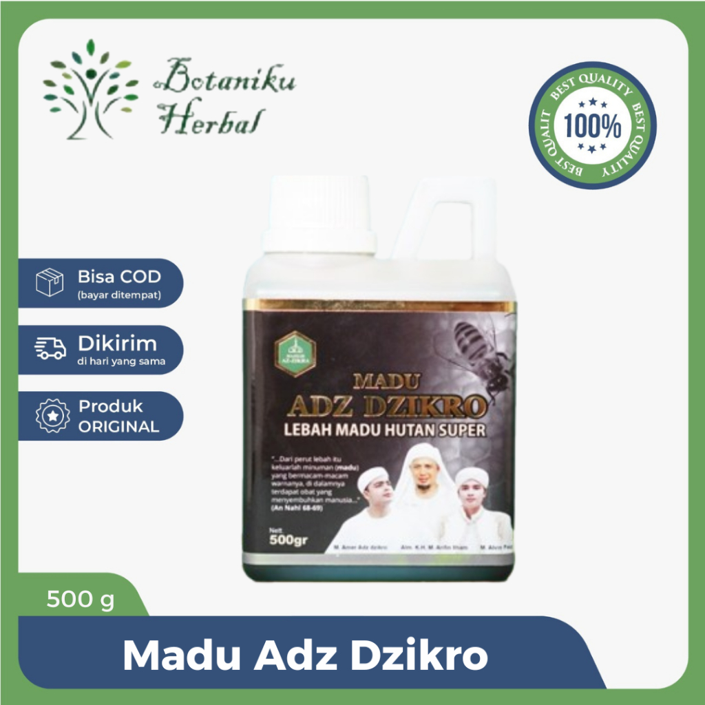 

ADZ DZIKRO - Madu Adz Dzikro Madu Kesehatan Hutan Pahit 500gram