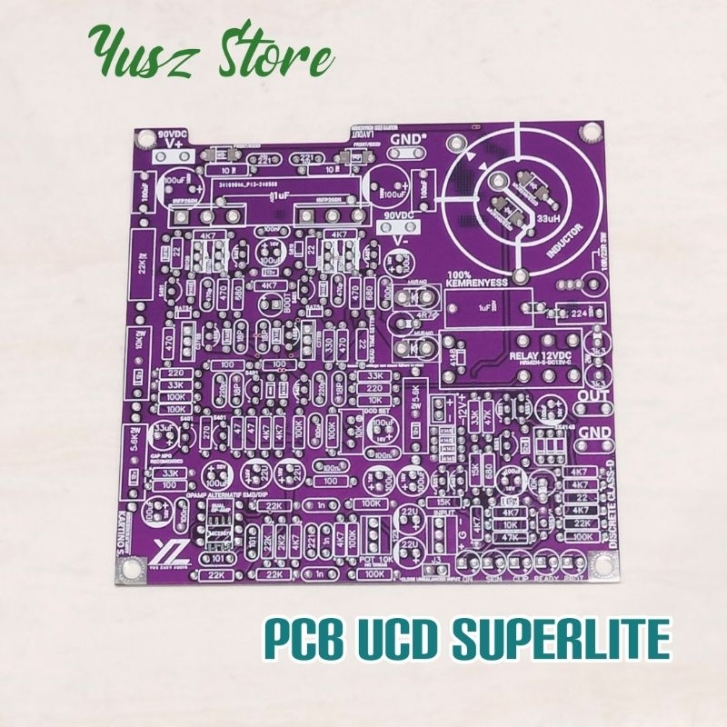 PCB UCD Superlite Class D amplifier dobel layer