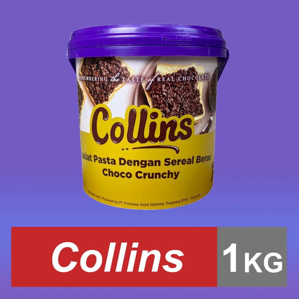

Collins Pasta Dengan Sereal Beras Choco Crunchy BESAR 1 Kg Exp September 2026 PROMO HALAL