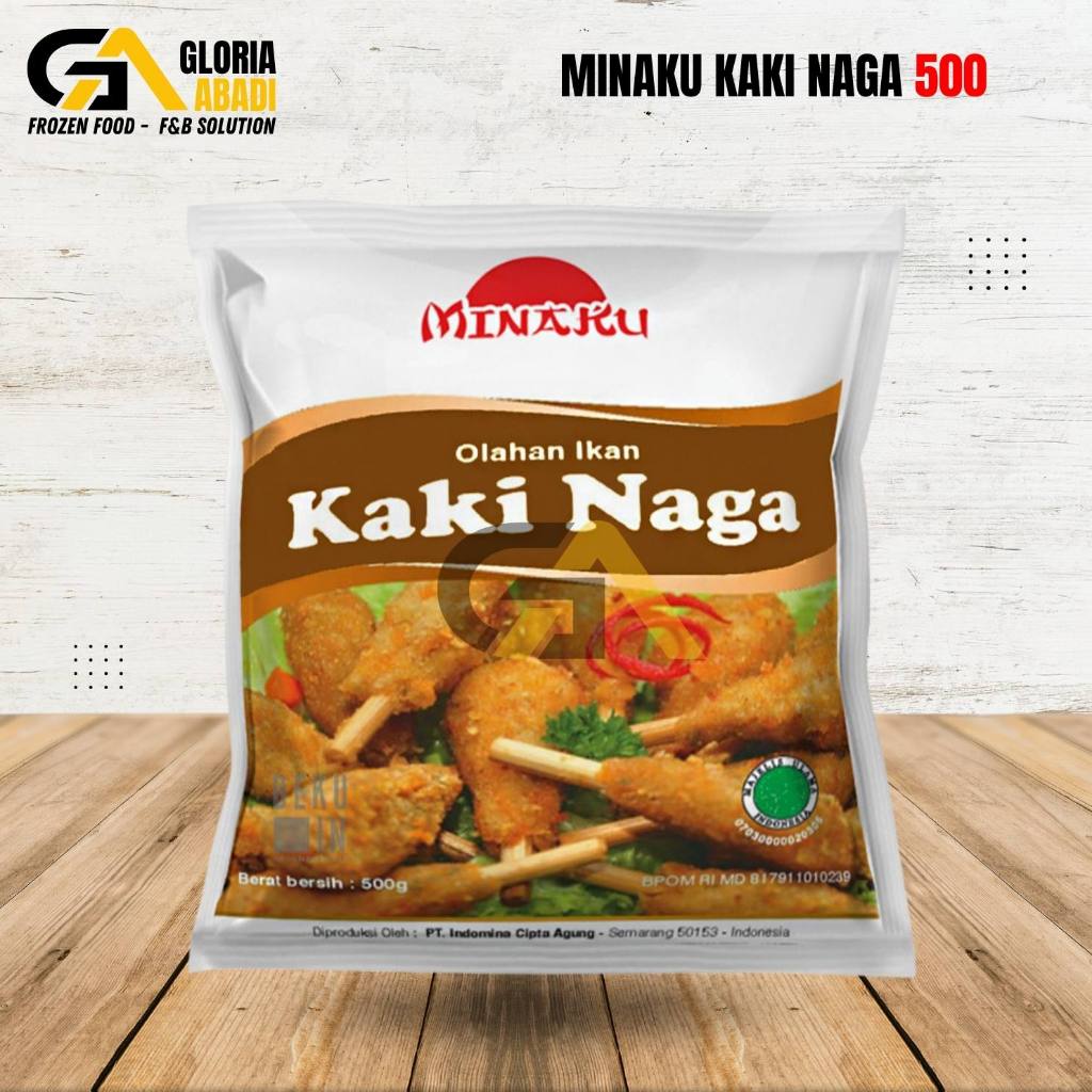 

Minaku Kaki Naga Olahan Ikan 500gr isi ±30