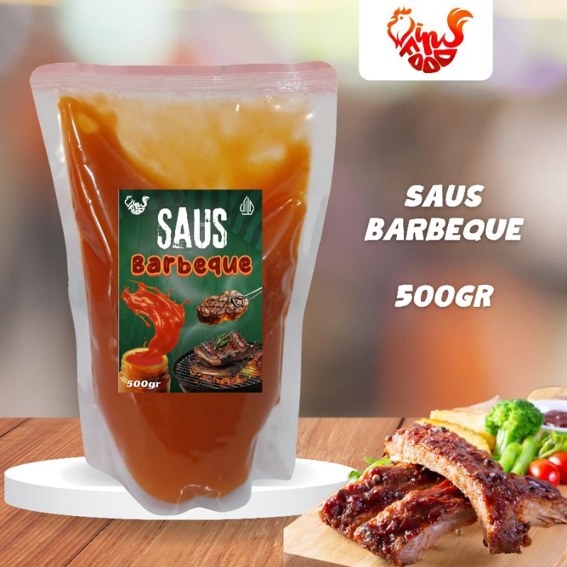 

Saus BBQ ORIGINAL 500gr | Saus Steak atau Celup Fried Chicken Halal Murah