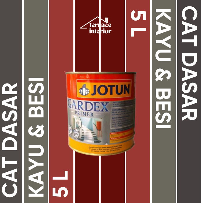 Cat Dasar Kayu & Besi  Jotun Gardex Primer 5 L