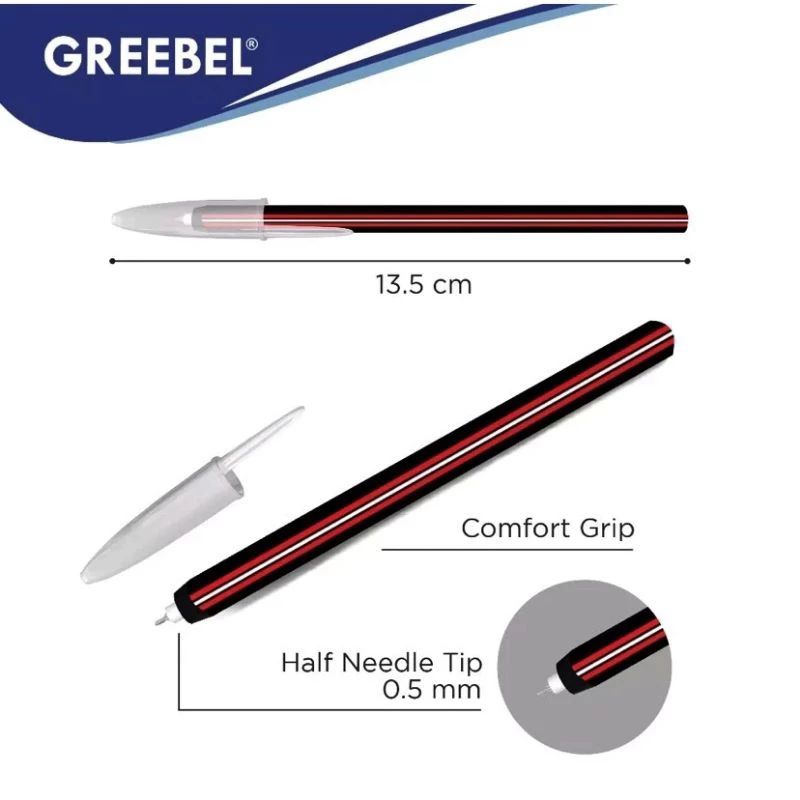 

( PER PCS ) Greebel Pulpen Ballpoint Trendee 02