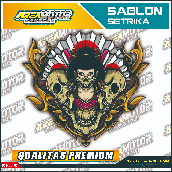 

Print sablon DTF/cetak sablon DTF/sablon setrika siap press 1 sisi KODE B87 Uk A4 / A3