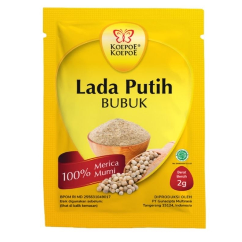 

KOEPOE-KOEPOE Lada Putih Bubuk 10X2g