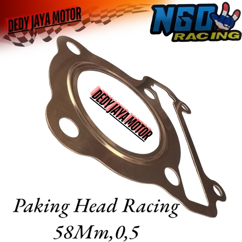 Paking Cylinder Blok Head Racing Tembaga Mio Sporty Uku 58, 59, 60, 61, 62, 63 Mio Sporty Mio Fino M