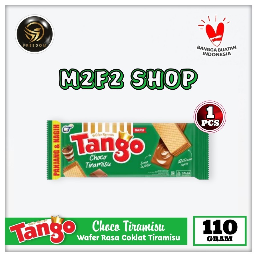 

Tango Wafer Choco Tiramisu | Krim Cokelat Tiramisu - 110 gr (Kemasan Satuan)