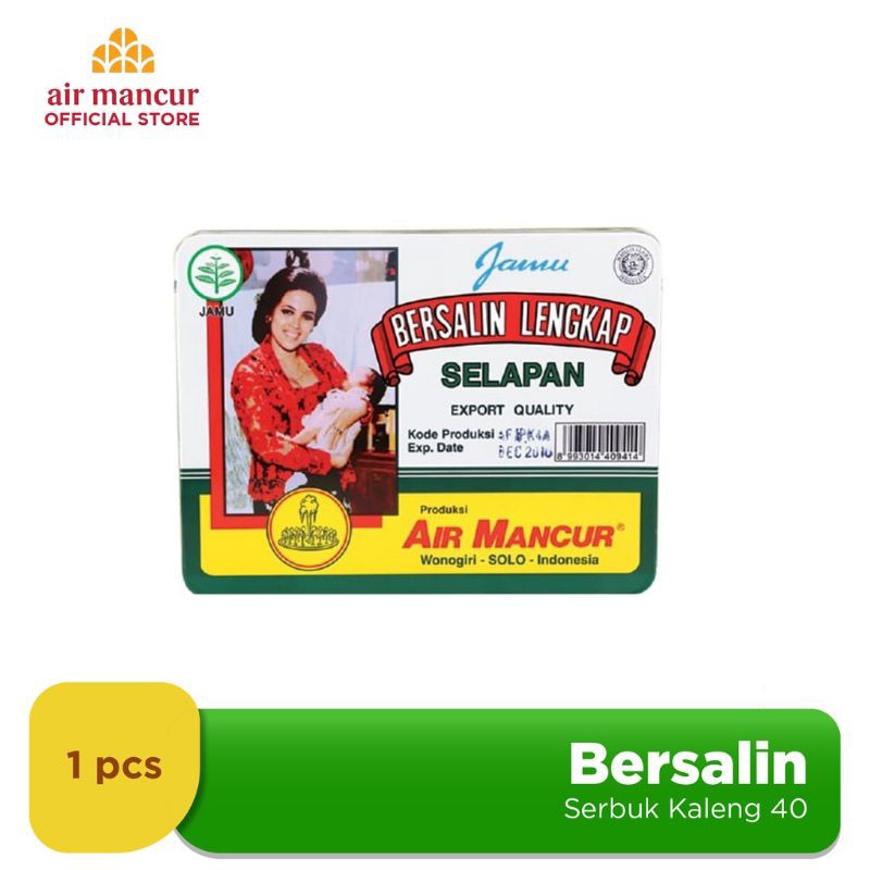 

Jamu Bersalin Lengkap Selapan Box / Kaleng 40hari Exp 2027