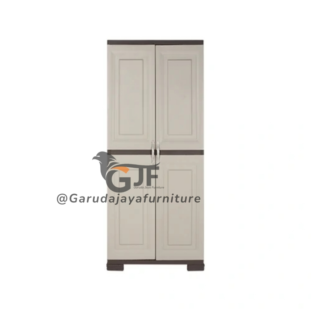 LEMARI PAKAIAN PLASTIK 2 PINTU MEREK OLYMPLAST TEBAL DAN KOKOH / LEMARI PLASTIK KUAT DAN TAHAN LAMA 