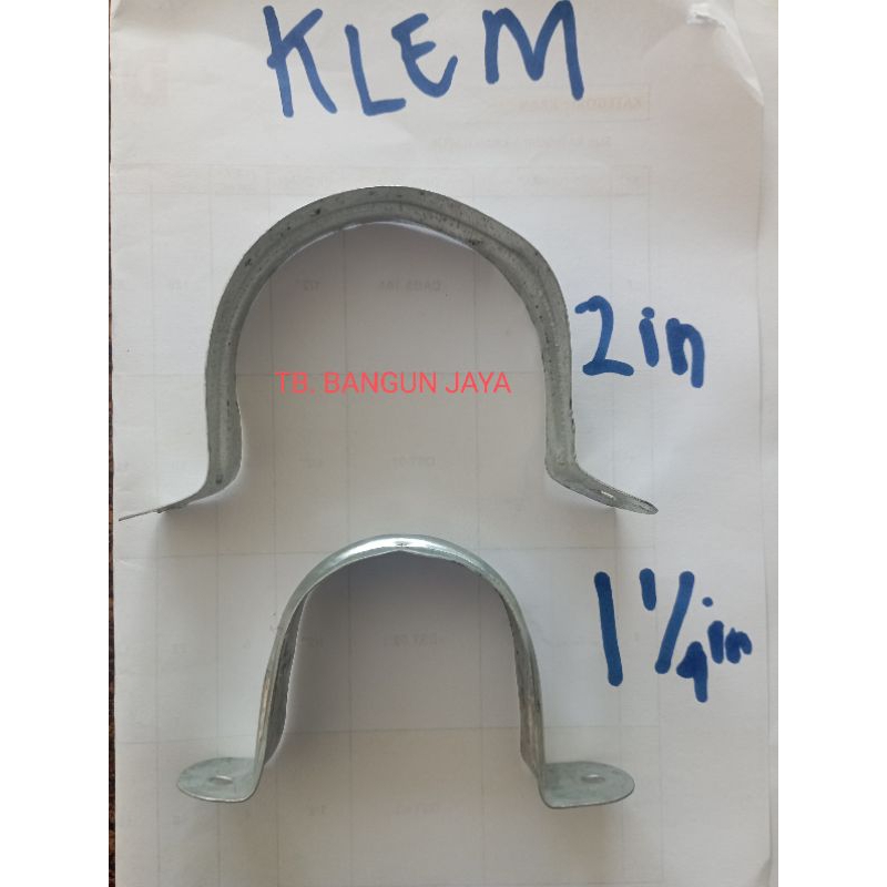 KLEM PIPA / U BOLT KLEM BESI