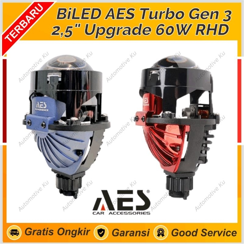 BILED AES TURBO SE SUPER TERANG UPGRADE 60W 2.5 INCH WST GEN 3 PREMIUM QUALITY