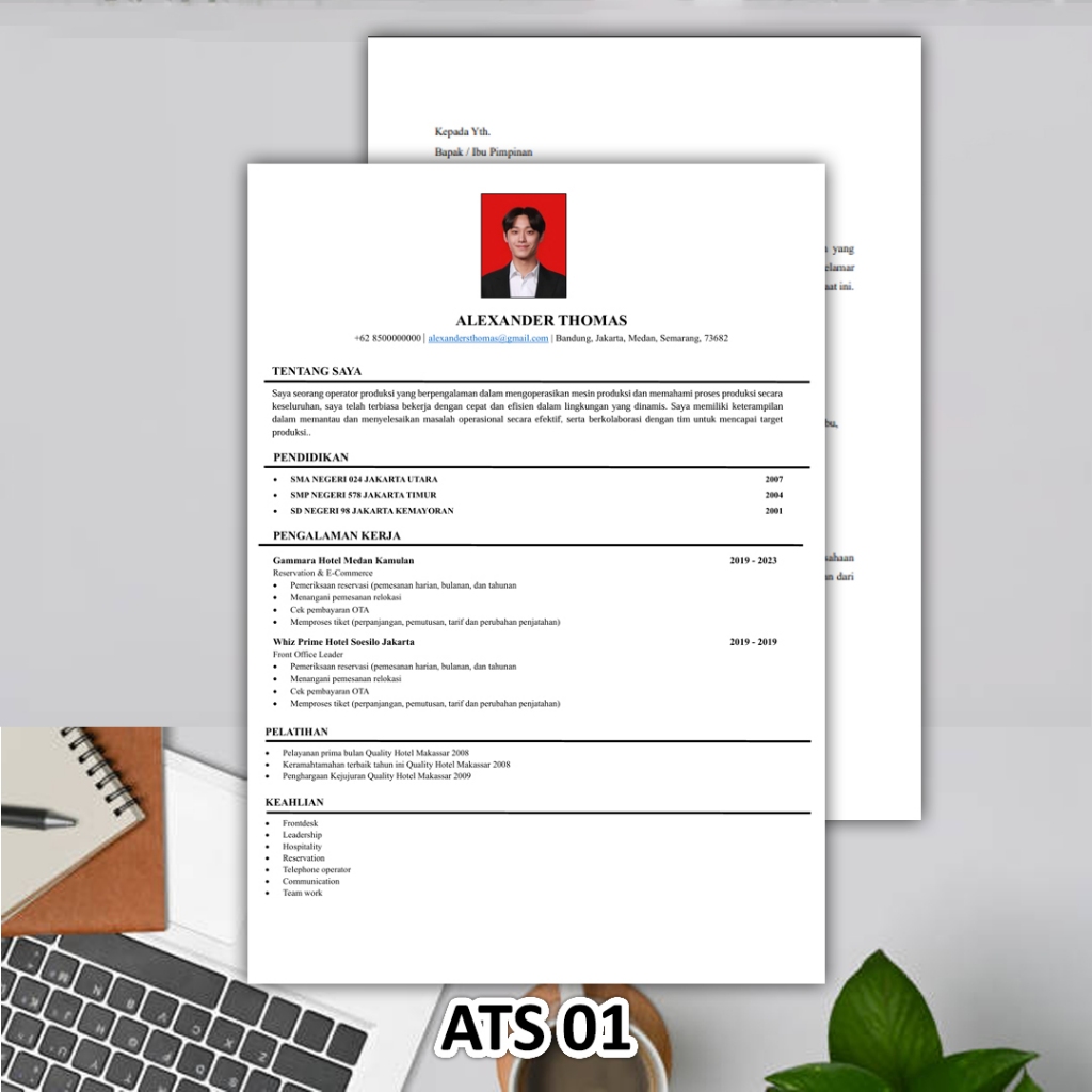Template CV ATS Friendly
