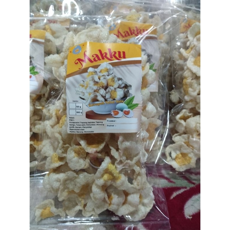 

Kerupuk Telur Asin 100gr