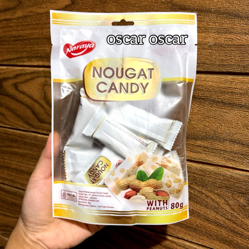 

Naraya Nougat Candy 80g permen nogat dengan kacang tanah