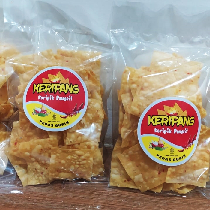 

Keripik Pangsit Pedas Gurih 200gr - KERIPANG