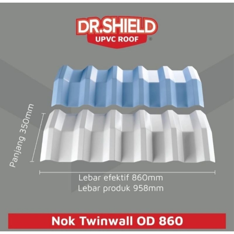 Nok UPVC twinwall OD 860 Dr Shield/Nok Dr Shield double layer OD 860