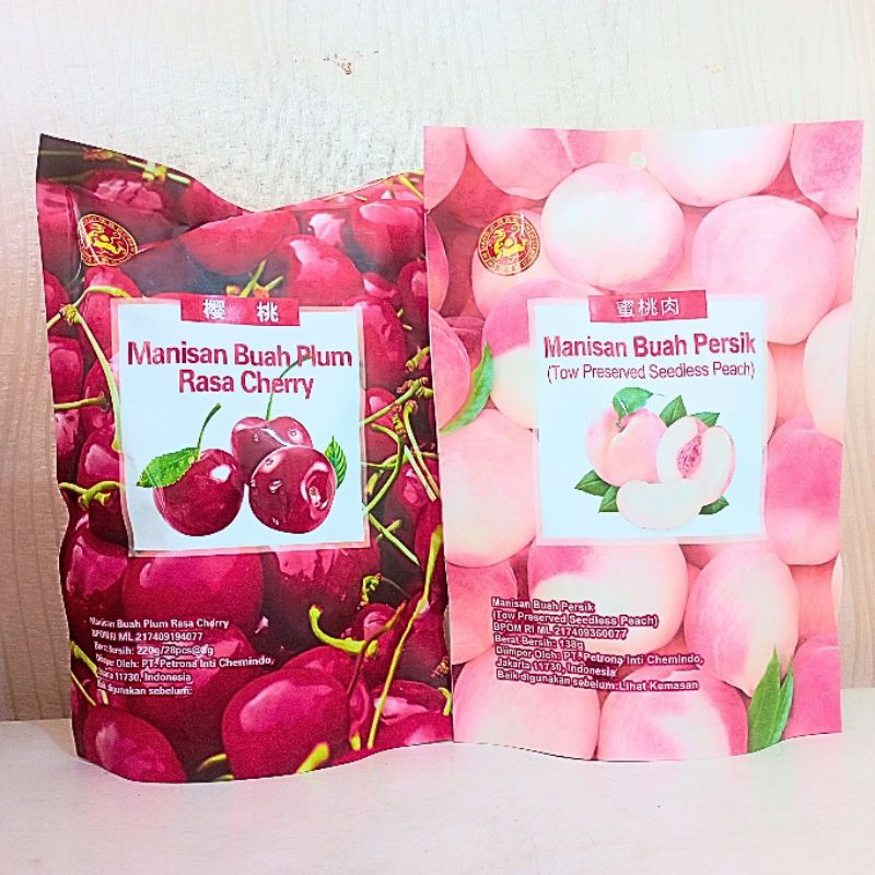 

Manisan Buah Persik / Plum Rasa Cherry merek Chen Liang Ji