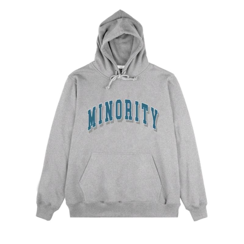RUSS HOODIE PULLOVER GREY MINORITY