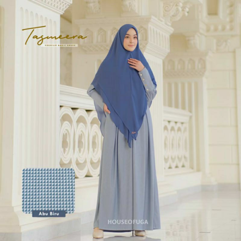 GAMIS TASMEERA (GAMIS SAJA) BY HOUSE OF UGA // GAMIS SYARI KNIT PREMIUM