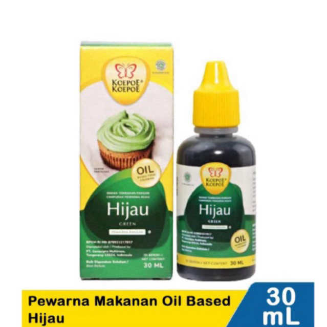 

Pewarna Makanan Oil Based Merk Koepoe Koepoe 30 ML