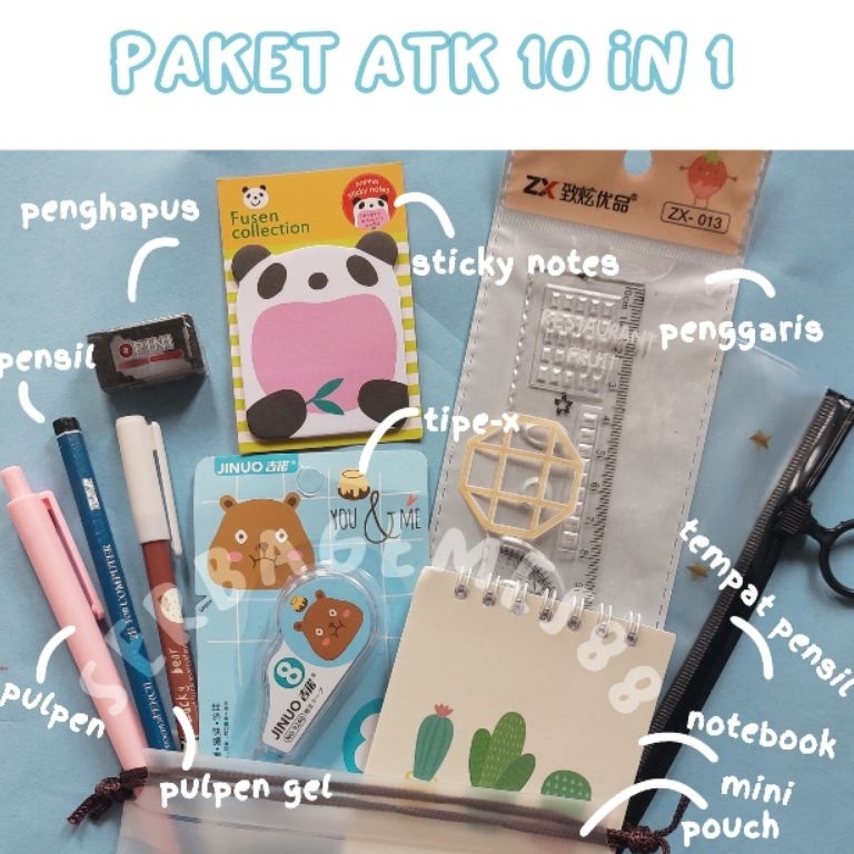 

KODE F79N serbagemes88 SET ALAT TULIS LENGKAP 1 in 1 KARAKTER LUCU STATIONERY LENGKAP
