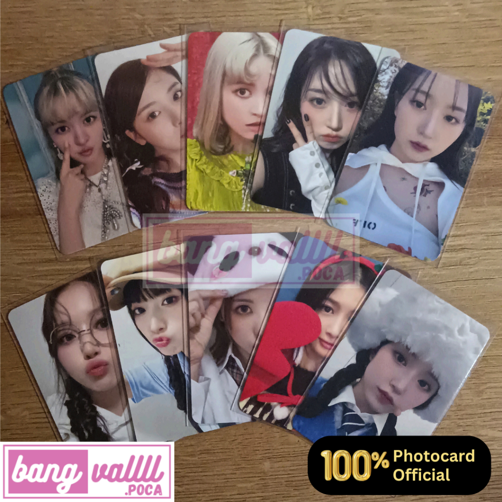 PHOTOCARD PC NMIXX MIDSUMMER EXPERGO ENTWURF LILY HAEWON SULLYOON BAE JIWOO KYUJIN OFFICIAL