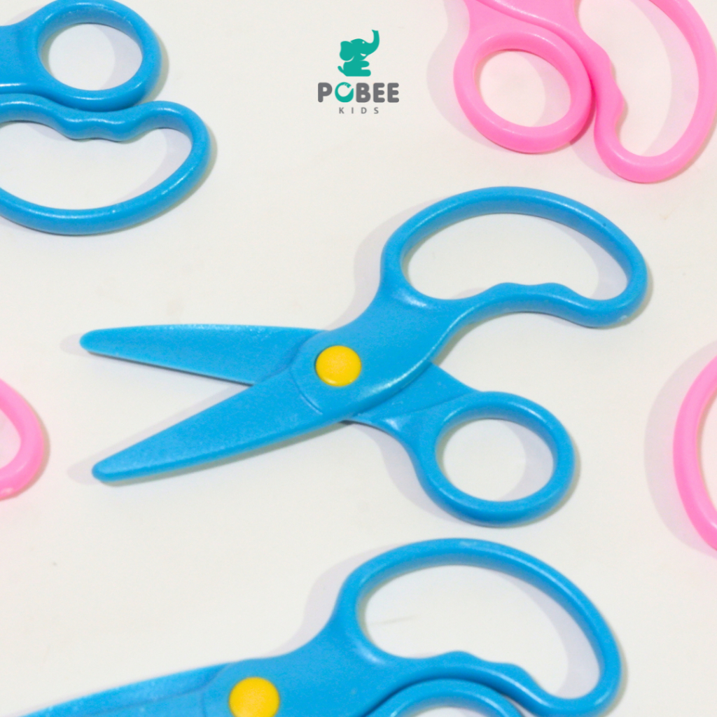

Gunting Kertas Anak | Gunting Plastik Aman Untuk Anak | Safety Scissros For Kids