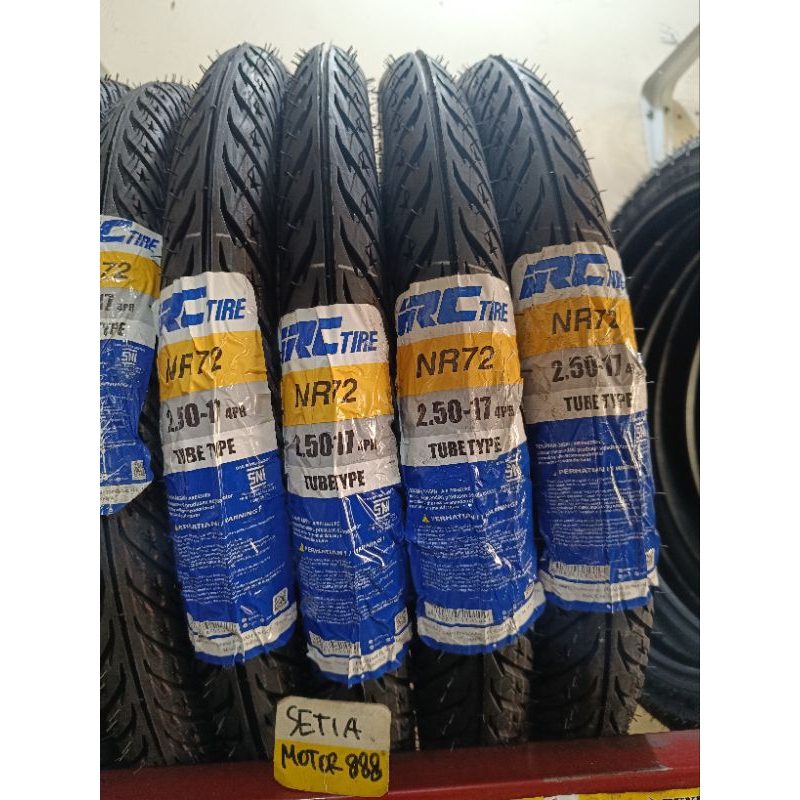 Ban Luar Irc Ring 17 225 250 275-17 NR 72 Tube Type bukan Tubeless untuk motor ring 17