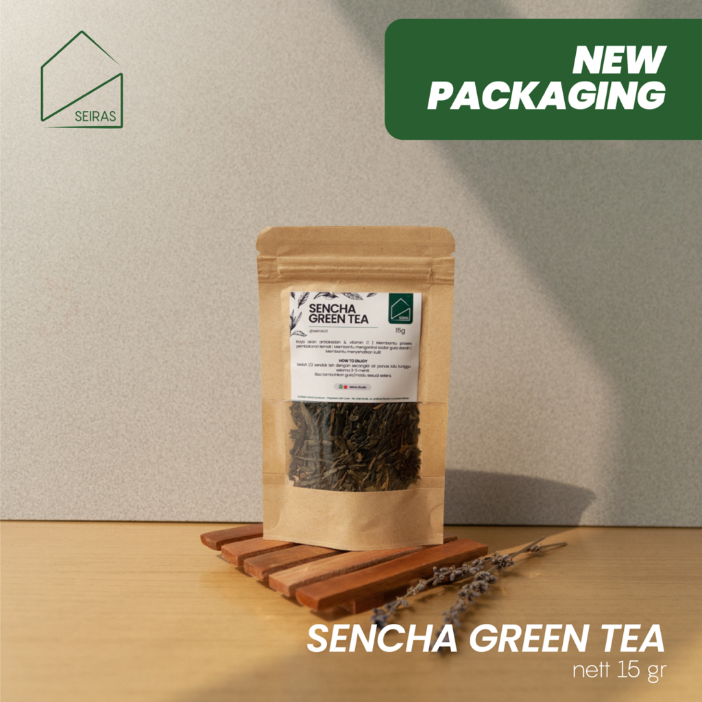 

SEIRAS | Loose Tea |Teh Hijau Jepang | Sencha Green Tea - 15 gr