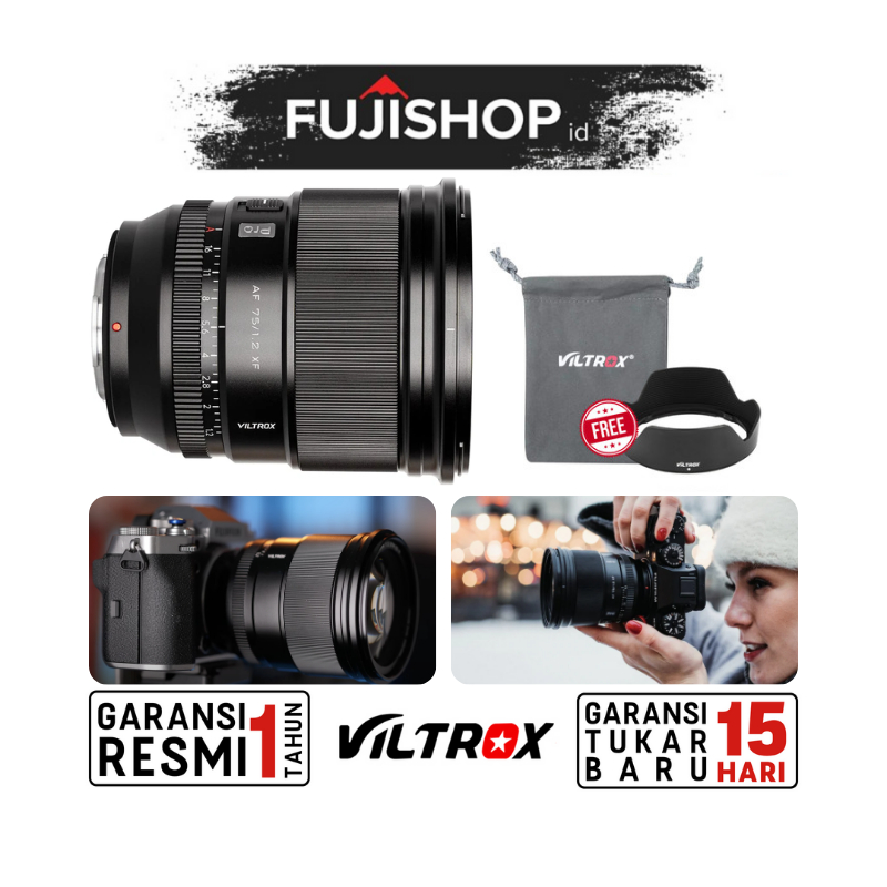Viltrox - Viltrox 75mm f1.2 Fuji X Auto Focus Lens