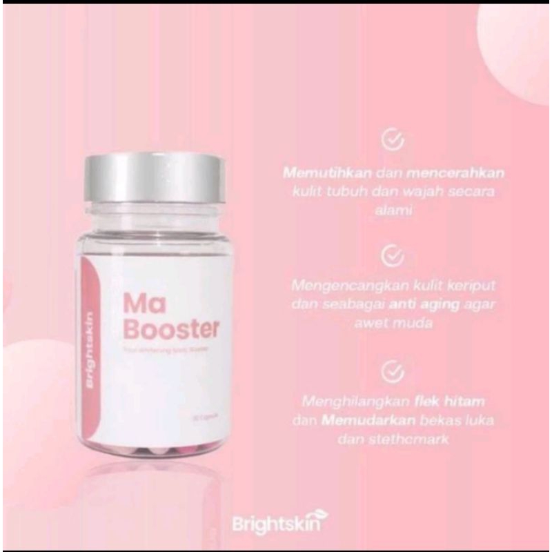 MA BOOSTER WHITENING ISI 30 KAPSUL