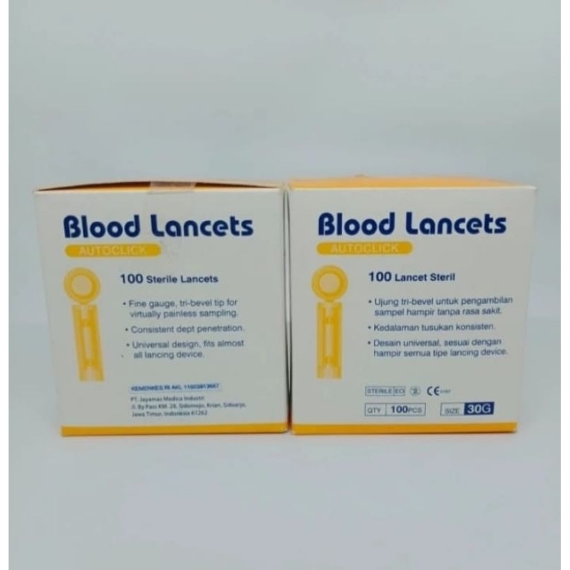 blood lancet auto click 30 G onemed