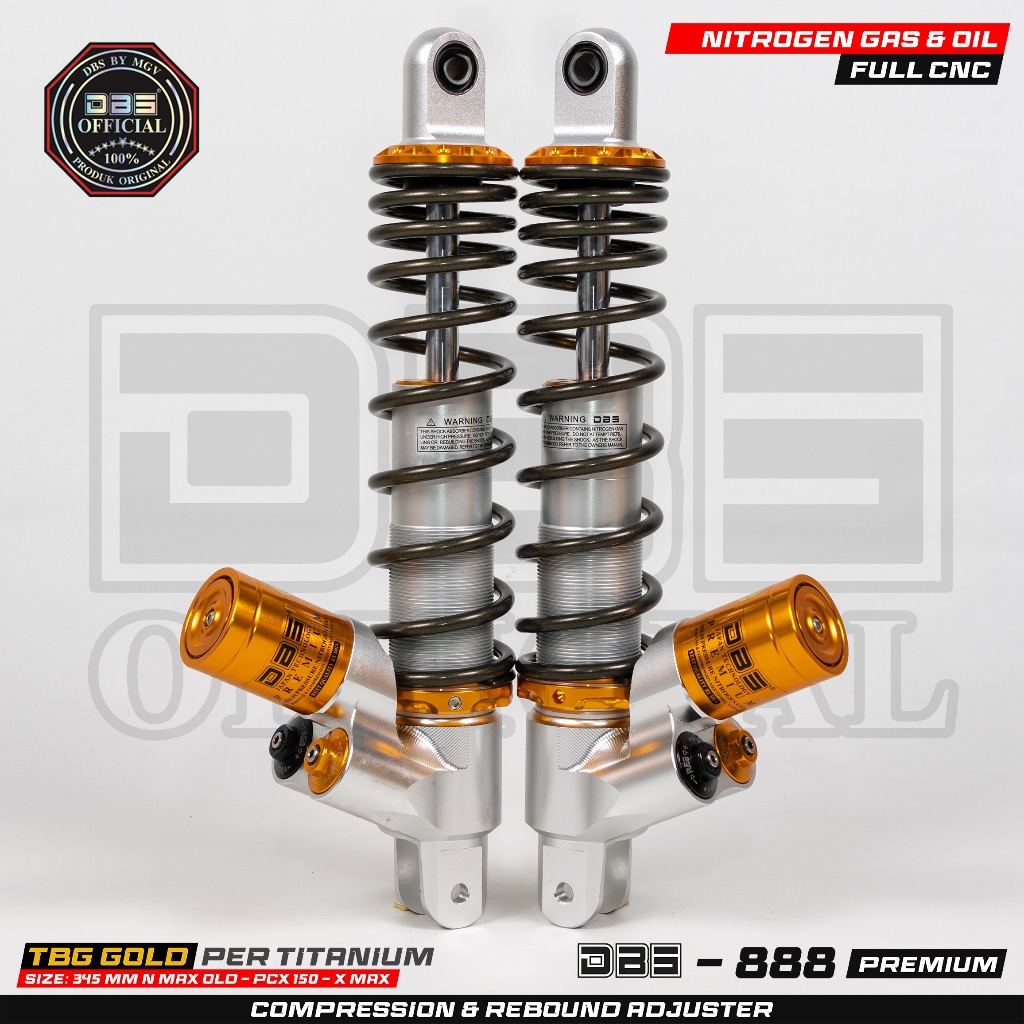DBS 888 SHOCK BELAKANG  ALL NEW PCX 150 PCX 2018 345MM