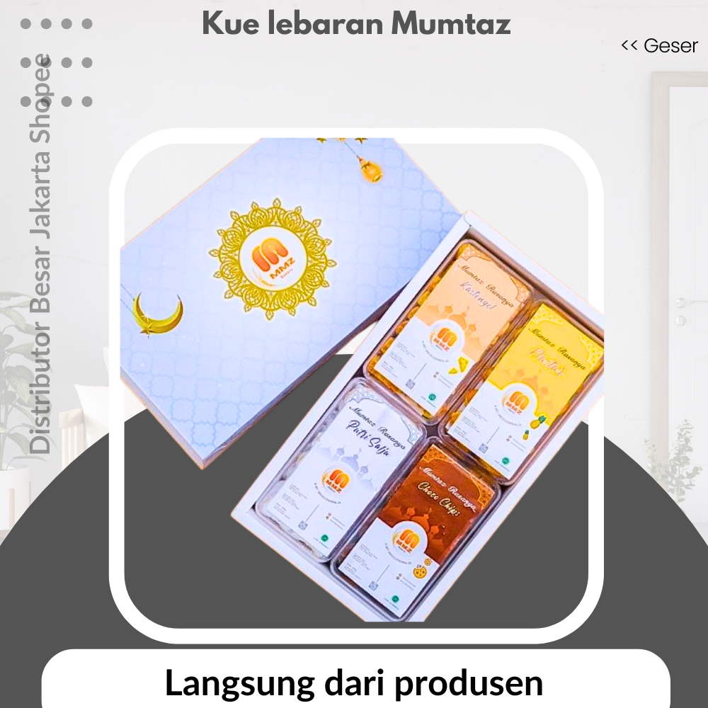 

Kue Lebaran Kue Kering Mumtaz Bakery Isi 4 Varian Rasa Halal Hampers Lebaran Pacel Lebaran